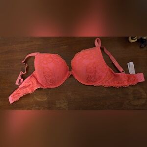 Savage X Fenty Pink Lace Bra